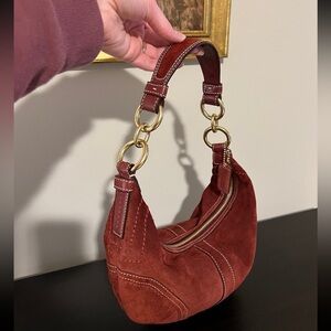 Coach Suede Hamilton Hobo Bag